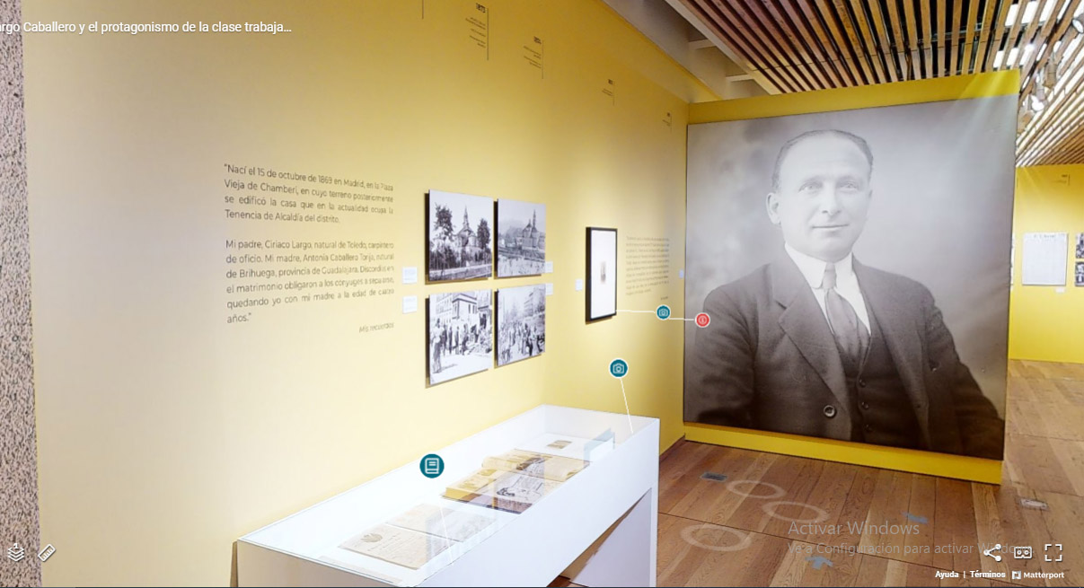 La Fundación pone en marcha una exposición virtual sobre la muestra de Largo Caballero en Salamanca