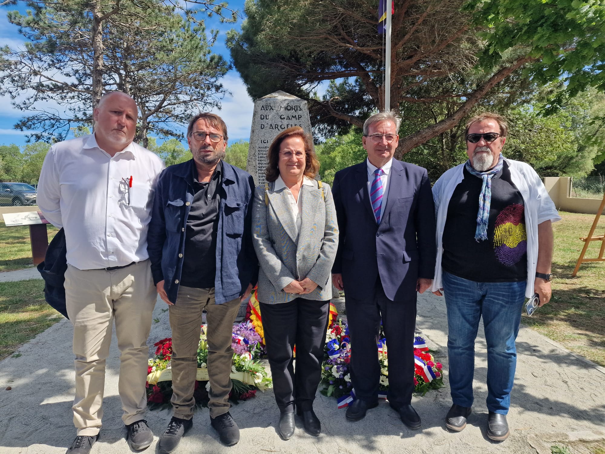 La Fundación participa en Francia en el homenaje a las víctimas del exilio